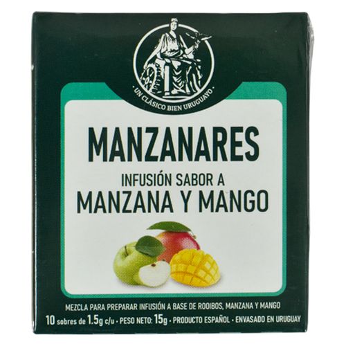 Té Frutal Manzana y Mango MANZANARES 10 Sobres