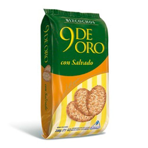 Galletas Salvado 9 DE ORO 200 g