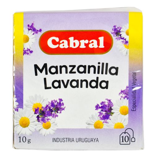 Té CABRAL Manzanilla con Lavanda 10 Sobres