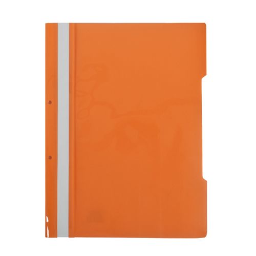 Carpeta tapa transparente A4 naranja