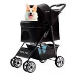 Coche-mascota-perro-y-gato-BEEPET-negro