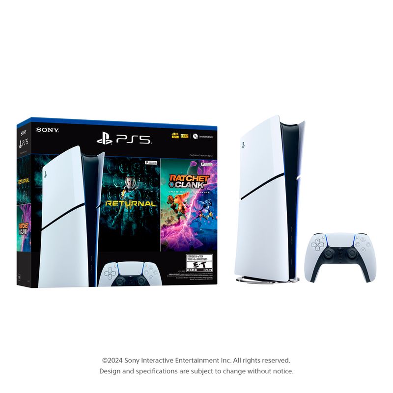 Consola-PS5-PlayStation-5-Digital--Sony-Slim---Incluye-2-juegos---Returnal---Ratchet---Clank-