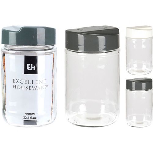 Frasco Vidrío 660 ml con Tapa Rosca