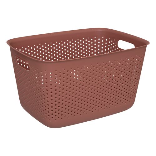 Cesta sienne 17 L 39,3 x 28,6 x 21,5 cm terracota