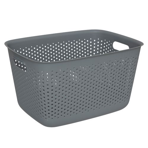 Cesta tila 17 L 39,3 x 28,6 x 21,5 cm gris