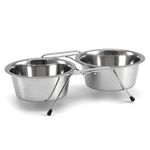 Plato-x-2-para-Mascota-Acero-Inoxidable