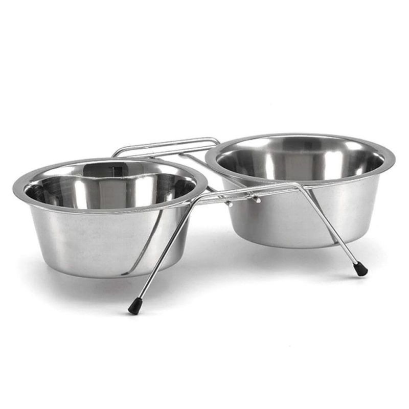 Plato-x-2-para-Mascota-Acero-Inoxidable