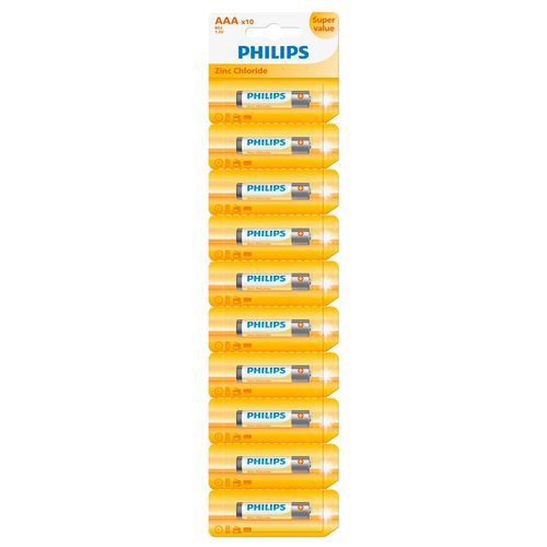 Pila Carbon/Zinc PHILIPS AAA