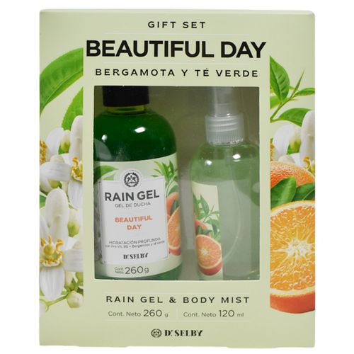 Estuche obsequio Beautiful day gel para ducha 260 g + body mist