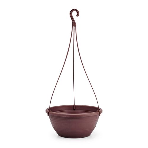 Maceta Colgante Marrón con Percha 500 ml
