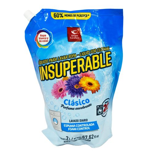 Jabón líquido INSUPERABLE clásico 2 L