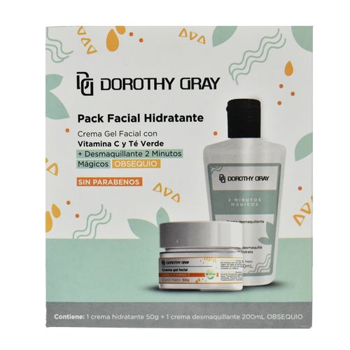 Gel hidratante con vit.c y té verde + desmaquillante