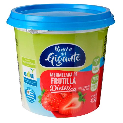 Mermelada de frutilla dietética RINCON DEL GIGANTE 425 g