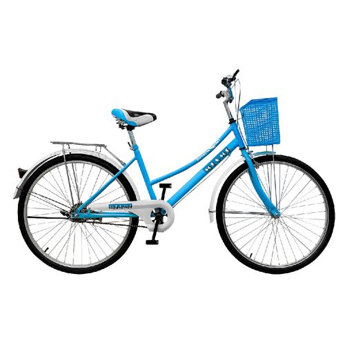 Bicicleta Dama EXPERT Miami Rod. 26 Celeste