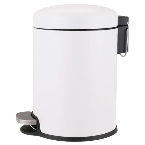 Papelera en acero con pedal 3L 22,5 x 16,8 x 28,5 cm