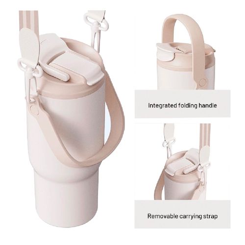 Vaso Térmico en acero inoxidable 600 ml beige