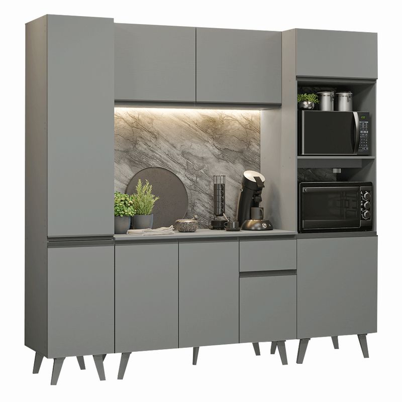 Bajo-Mesada-3-Puertas-1-Cajon-120x84x52-cm-Gris
