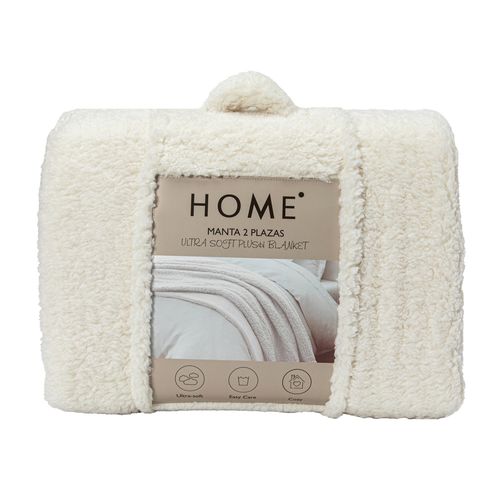 Manta Cloudy Sherpa 1 Plaza 152x126 cm hm 56-3 Beige