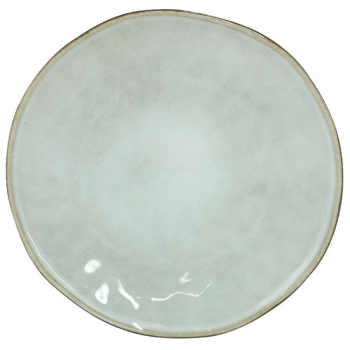 Plato Glaze en cerámica gris 27,5 cm