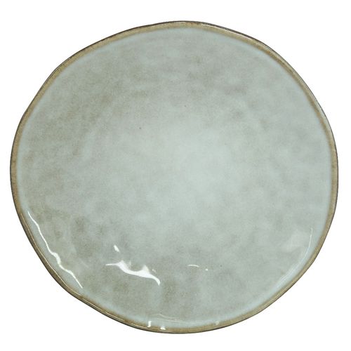 Plato Glaze en cerámica gris 21,3 cm