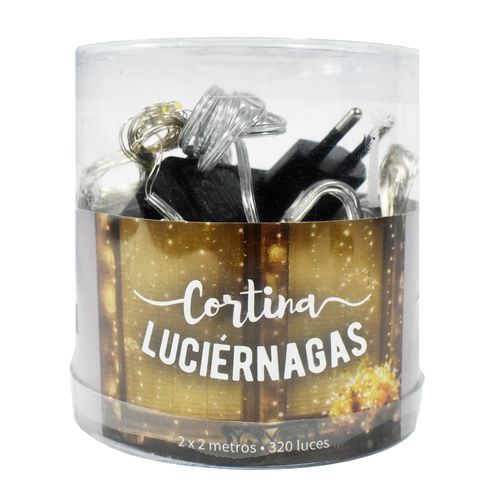 Cortina luces led 2x2 m enchufe 220v 320 luces