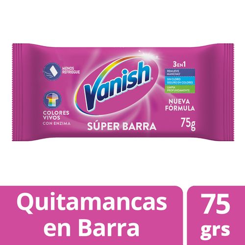 Jabón en Barra VANISH Rosa 75 g