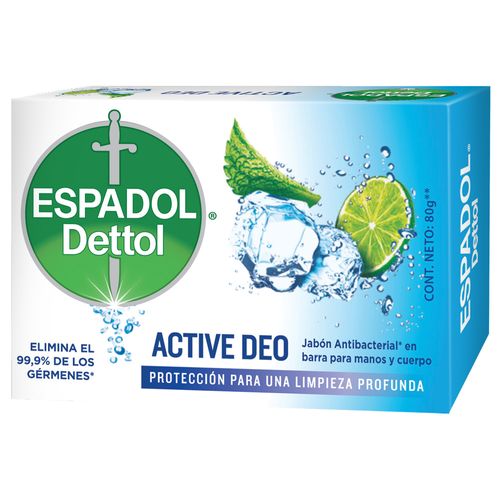 Jabón ESPADOL anibacterial active 80g