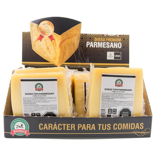 Queso Parmesano Granja Naturalia fracción 270 g