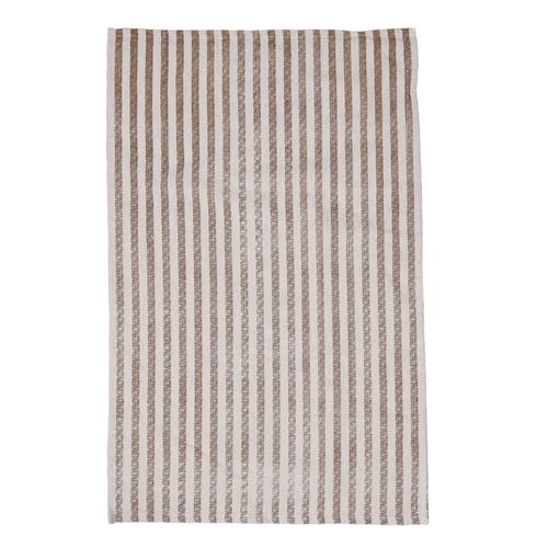 Repasador 45 x 70 cm rayas beige/blanco