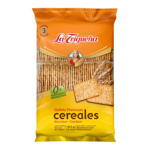 Galletas LA TRIGUEÑA premium cereales 420 g
