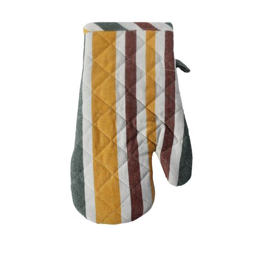 Manopla 18 x 30 cm rayado multicolor