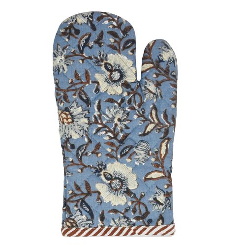 Manopla 16 x 32 cm dis-0166 estampado azul