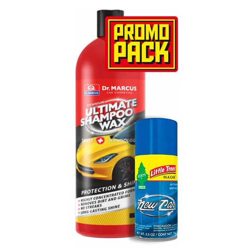 Shampoo Definitivo TITANIUM 750 ml + Little Trees New Car