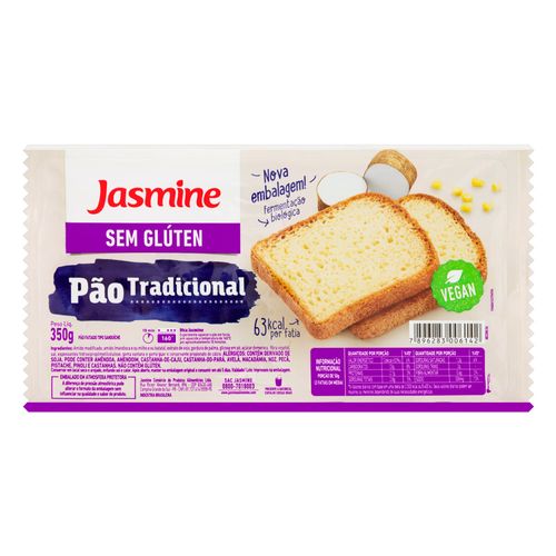 Pan rodajas JASMINE sin gluten 350 g