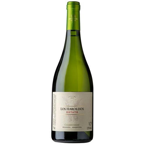 Vino Blanco Chardonnay LOS HAROLDOS Estate 750 ml