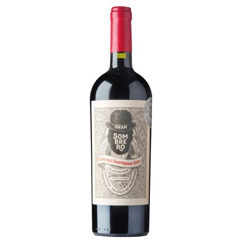 Vino Tinto Cabernet Sauvignon GRAN SOMBRERO 750 ml