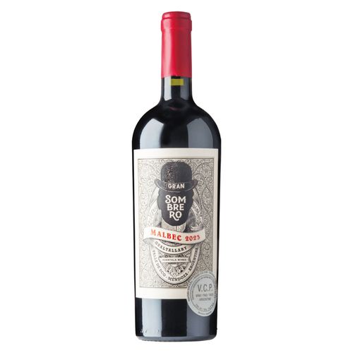 Vino Tinto Malbec GRAN SOMBRERO 750 ml