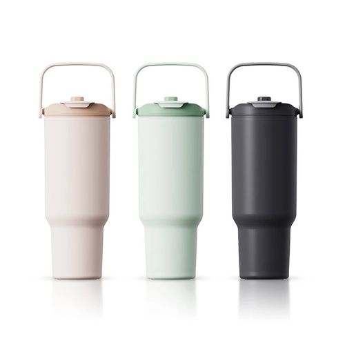Vaso Térmico acero inox. 1000 ml.beige