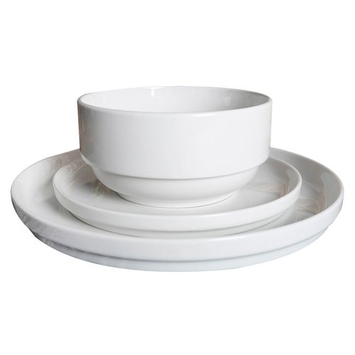 Plato hondo 20,2 cm Puré White