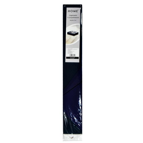 Organizador 44x34x11 cm 7 compartimentos en gamuza