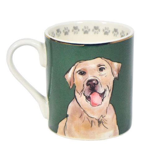 Jarro 280 ml Decorado Mascotas Verde