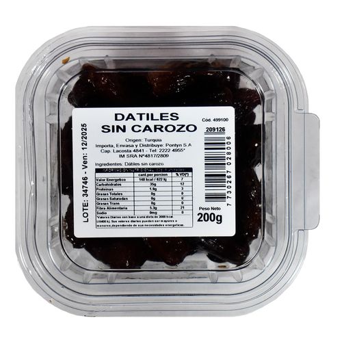 Dátiles sin Carozo 200 g
