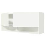 Mueble-Aereo-2-Puertas-2-Nichos-Blanco-120x31x50-cm