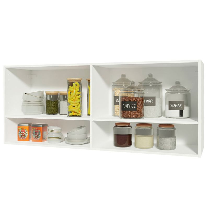 Mueble-Aereo-2-Puertas-2-Nichos-Blanco-120x31x50-cm