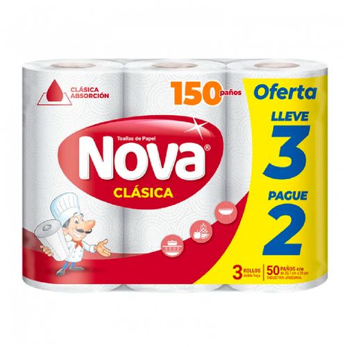 Toalla Cocina NOVA Clásico 3x2