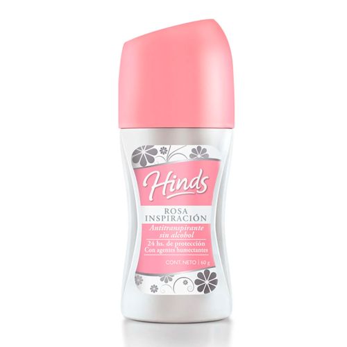 Desodorante HINDS roll on rosa inspiracion 60 g