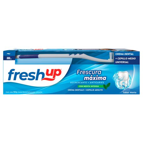 Crema Dental Fresh Up 180 g + Cepillo