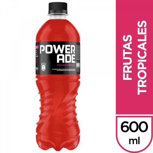 Bebida isotónica POWERADE Frutas Tropicales 600 ml
