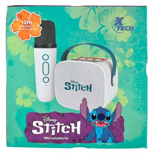 Karaoke Xtech Stitch Xts-D622ST Parlante + Micrófono DISNEY