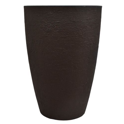 Macetal en Poliresina línea Moderna 30 x 19 x 44 cm Café